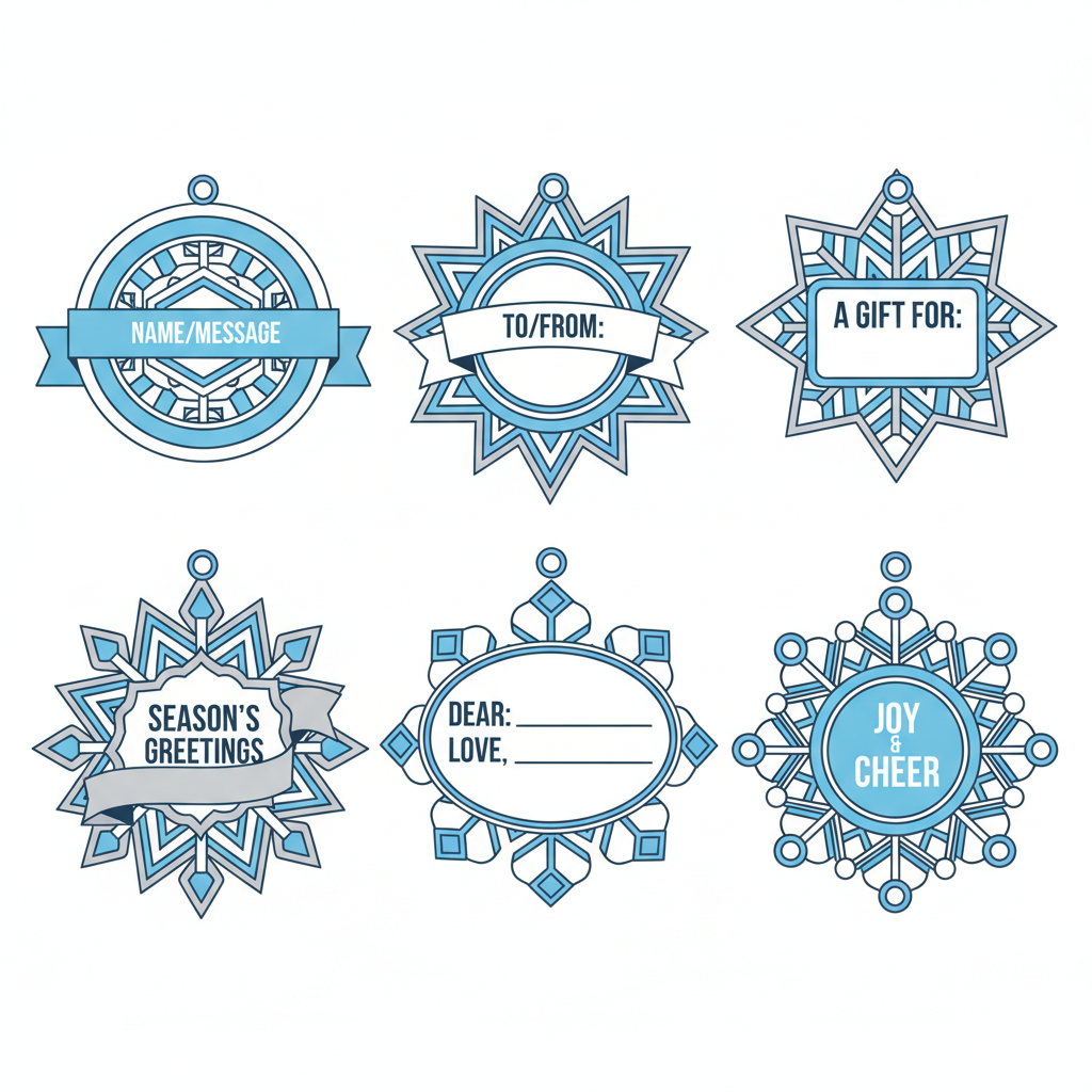 Snowflake Gift Tags