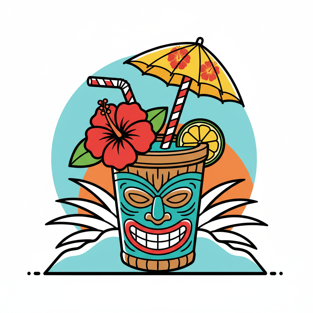 Tropical Tiki Drink