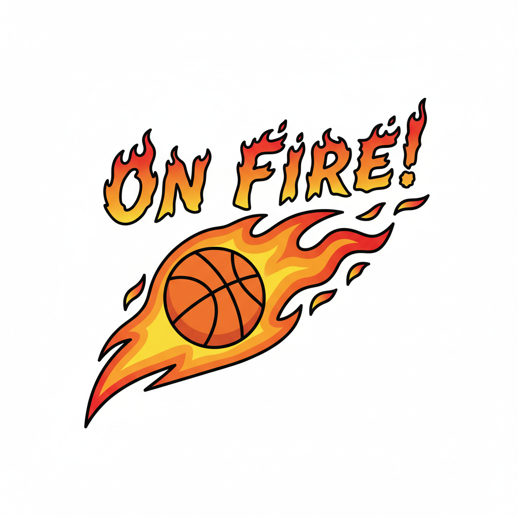Basketball On Fire