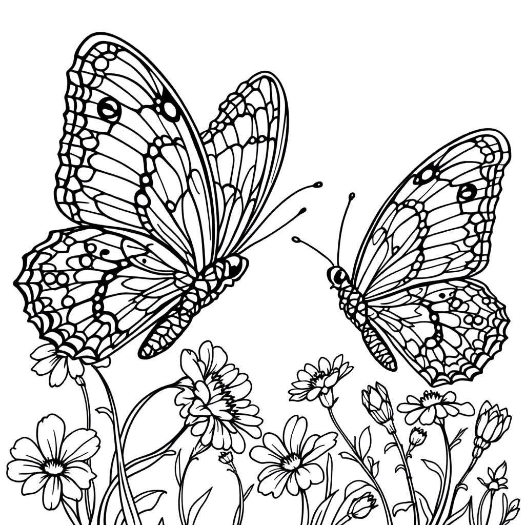 Garden Butterflies Duo
