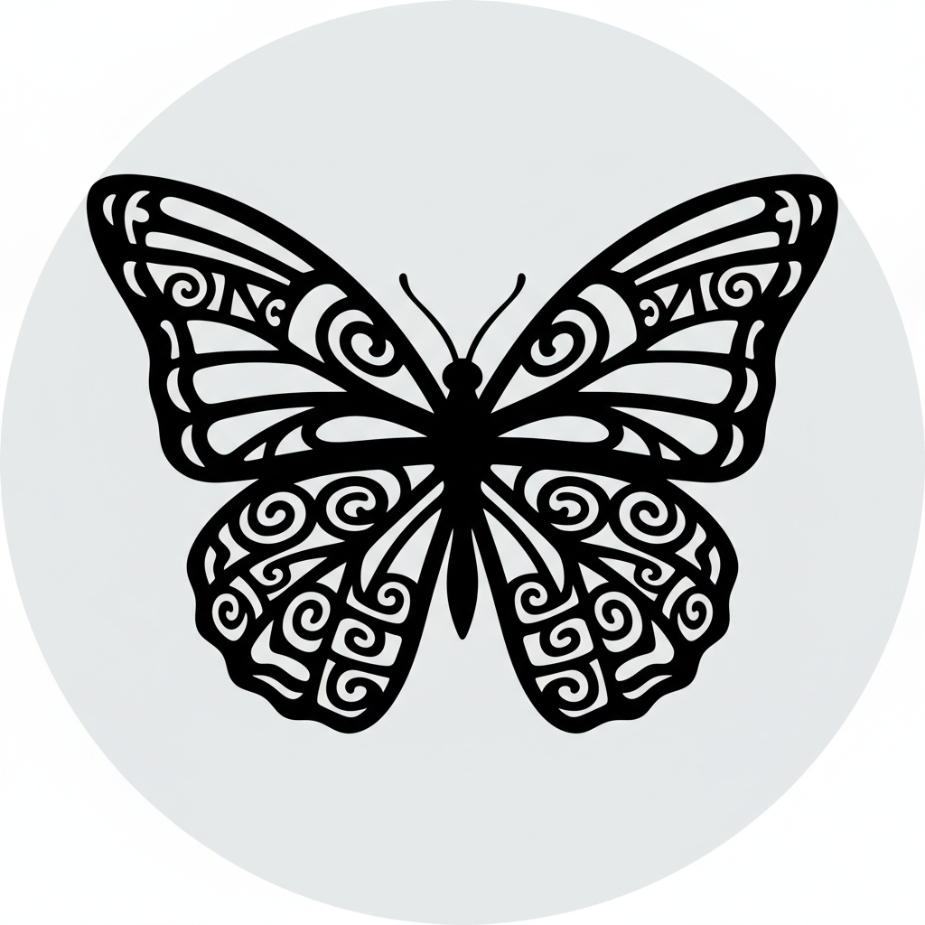Tribal Wing Butterfly