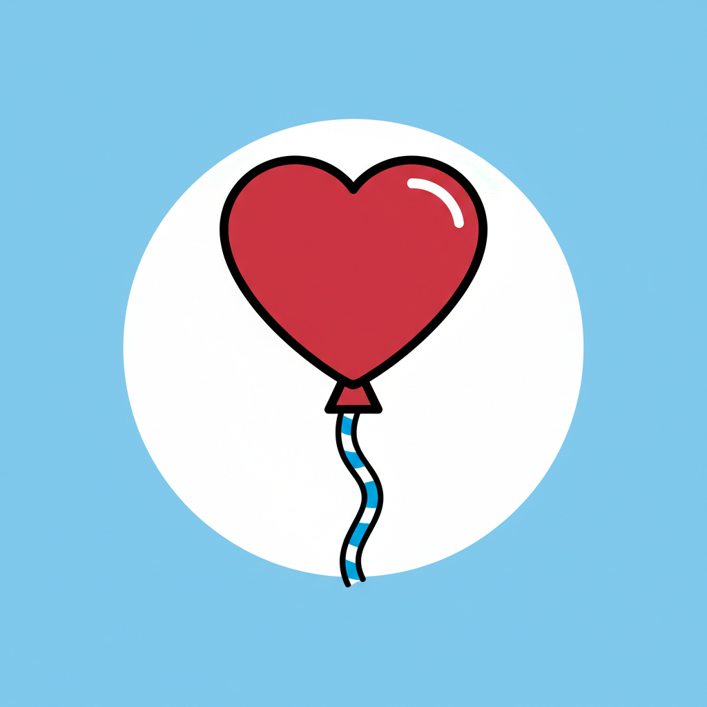 Heart Balloon Design