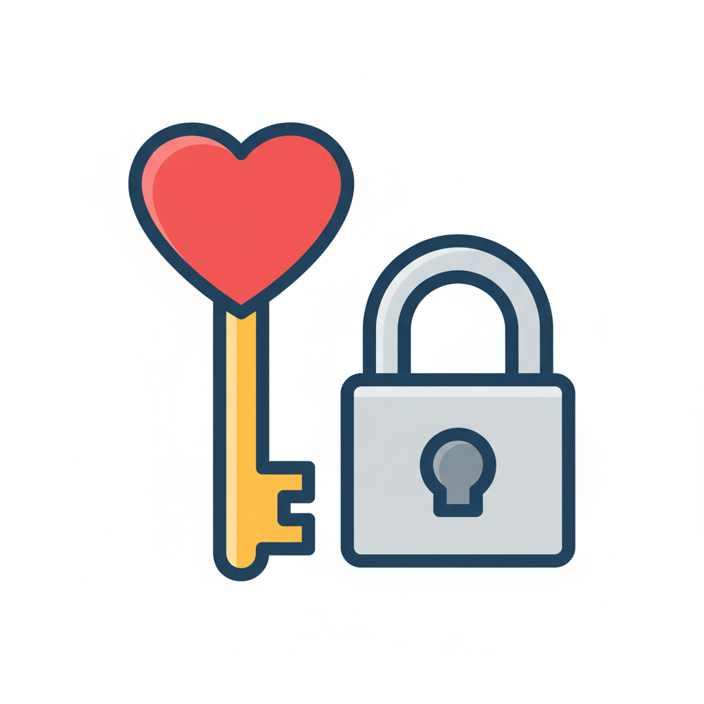 Heart Key Design