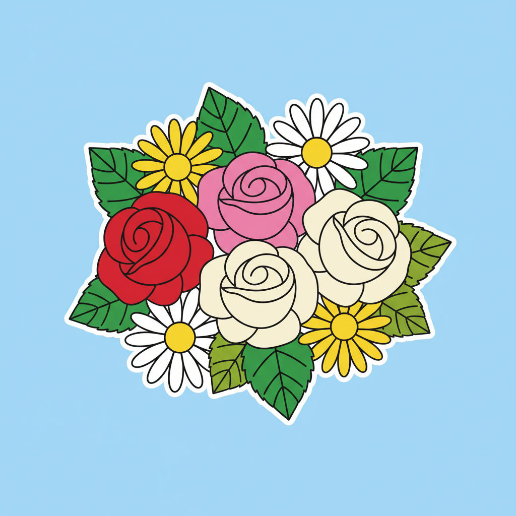 Mixed Floral Cluster