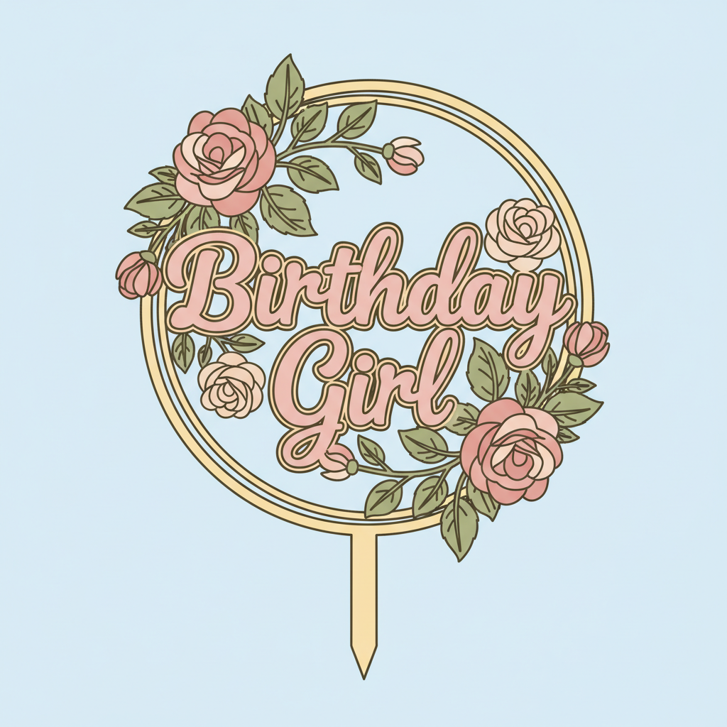 Birthday Girl Topper