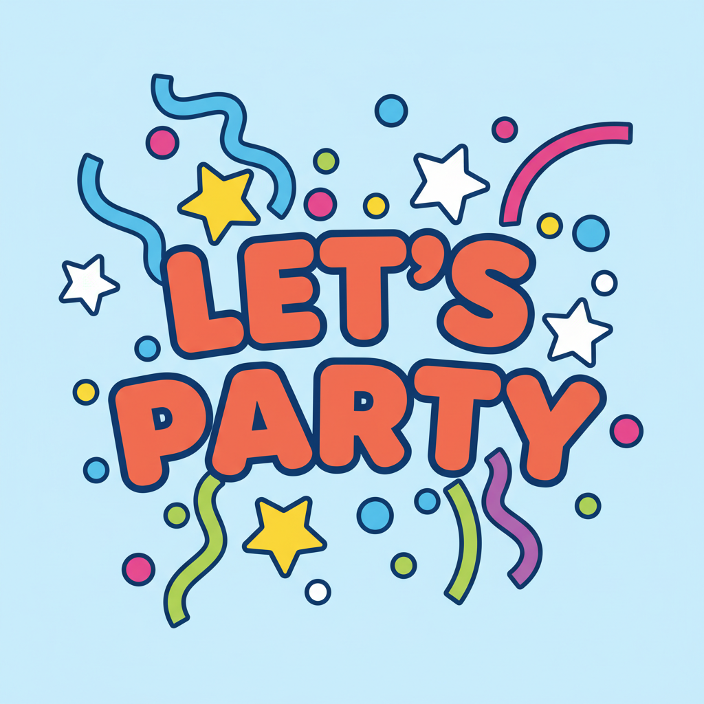 Let's Party Banner